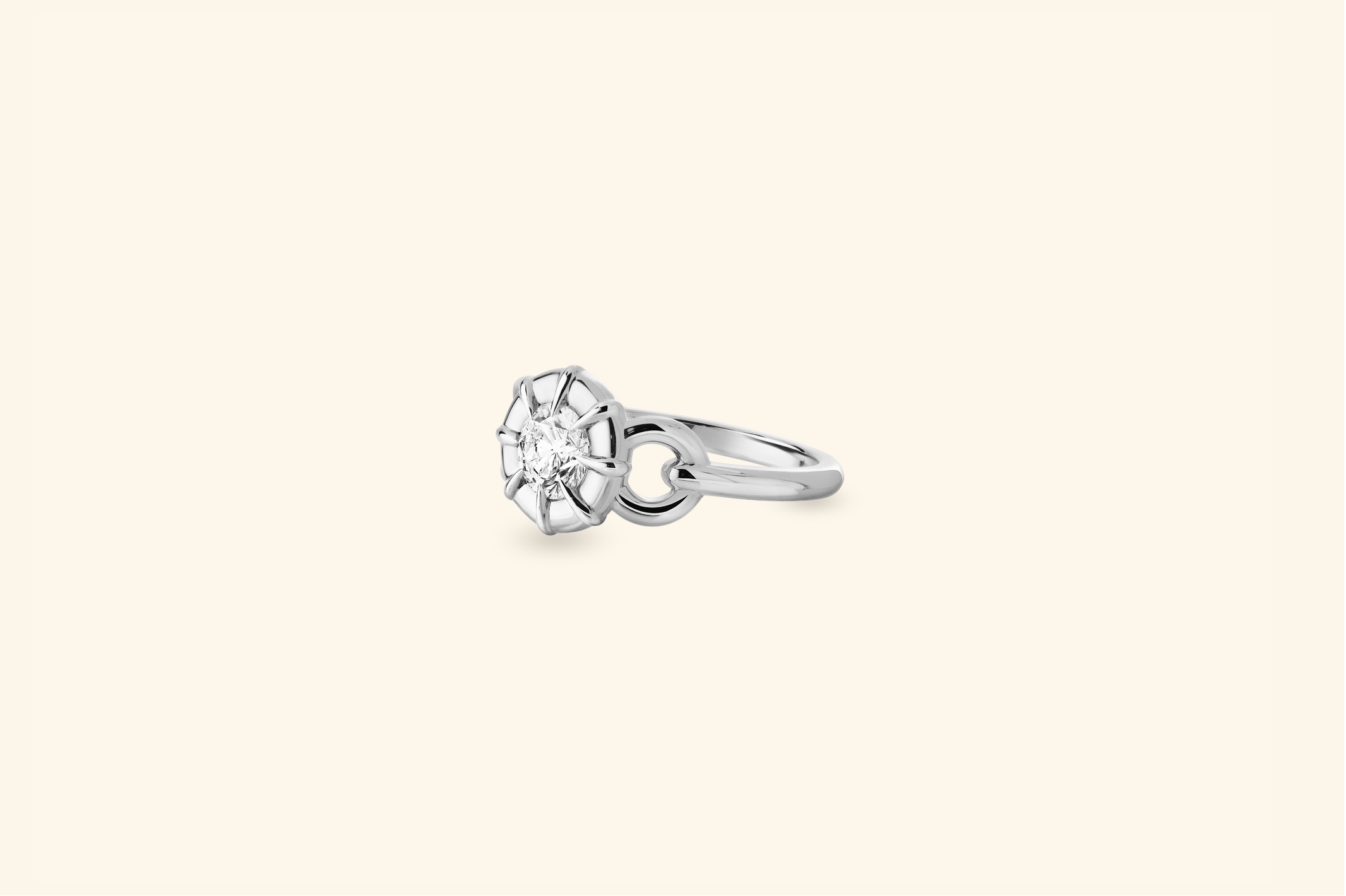 Bague Flash, or blanc, diamant 0,7ct