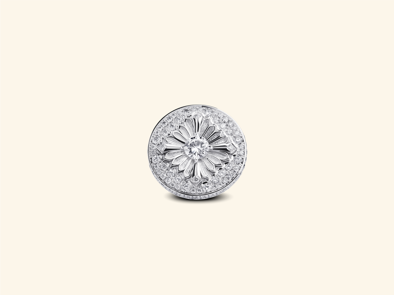 Bague Tag, or blanc, diamants