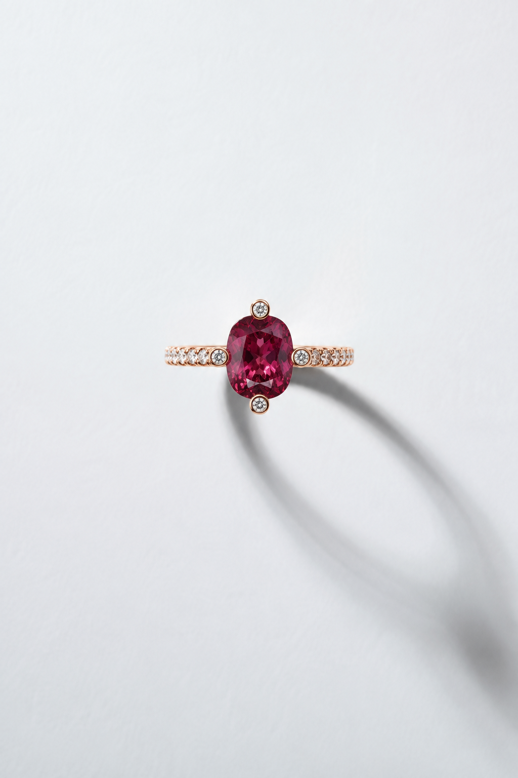 Bague Reflection Rubellite et Diamants